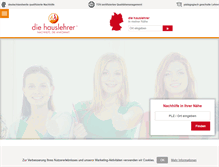 Tablet Screenshot of hauslehrer.de